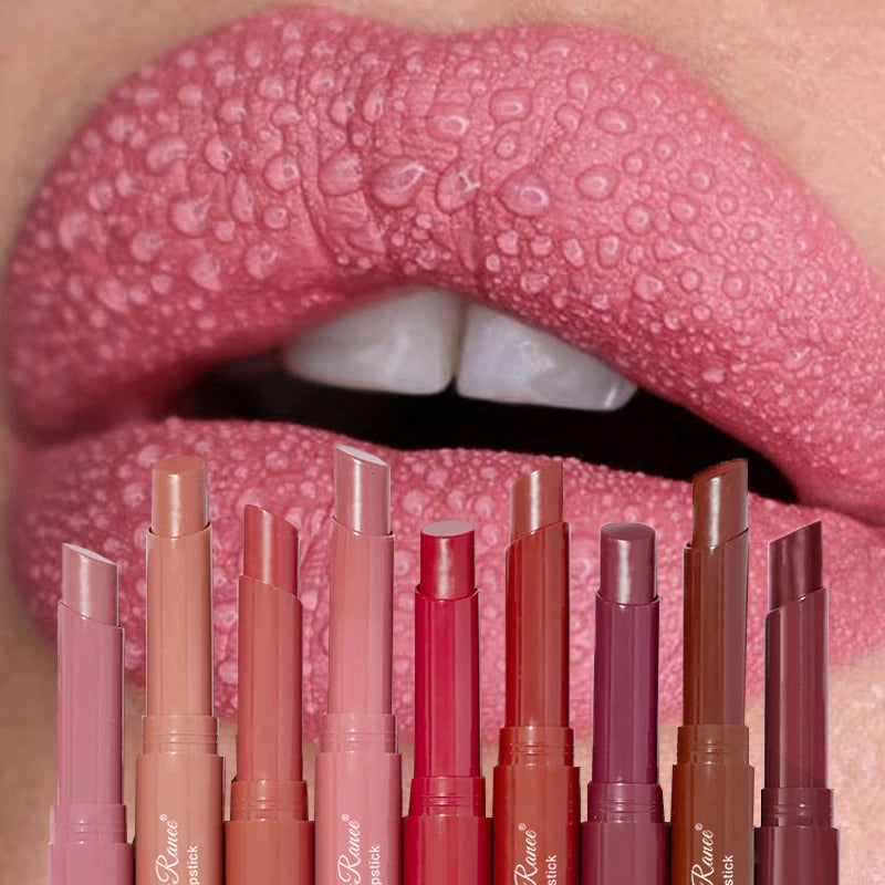Nude matte waterproof lipstick for women