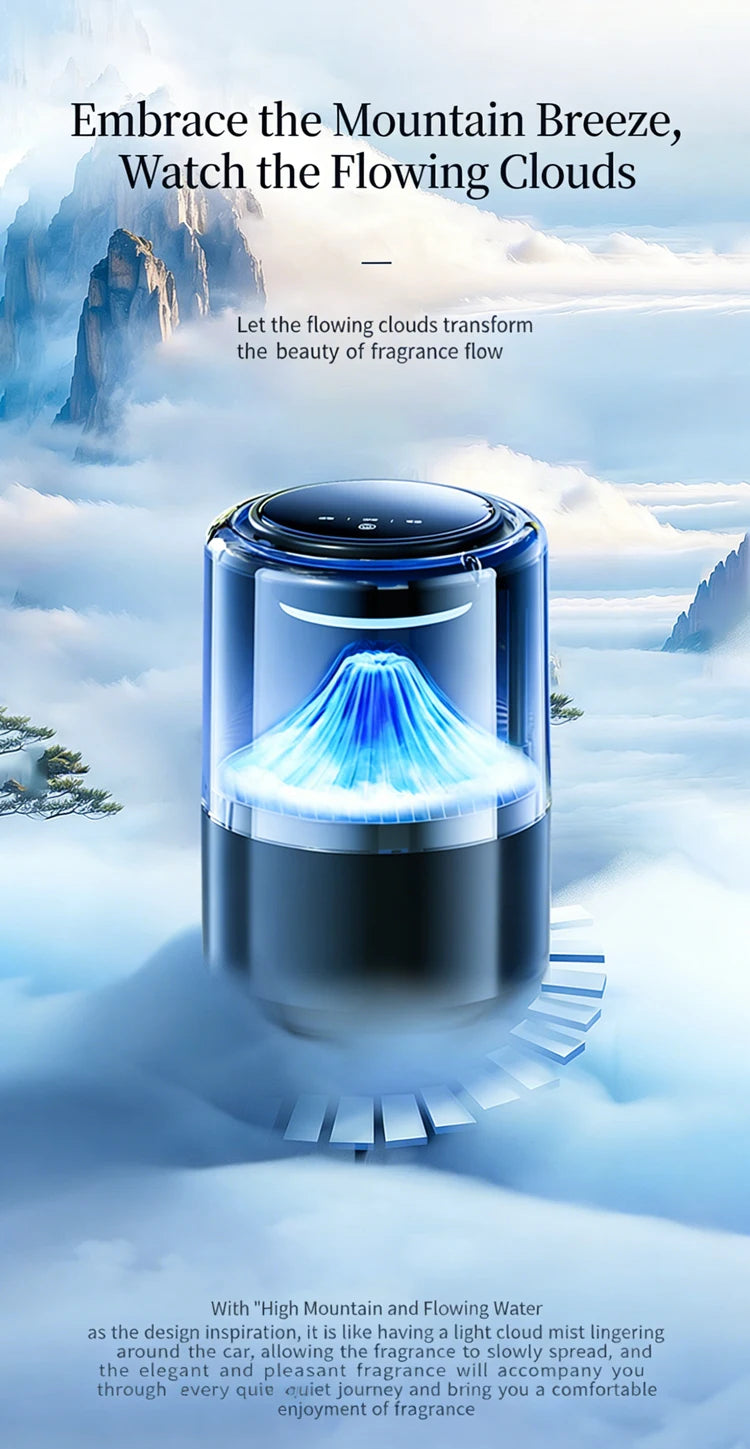 New Car Air Freshener Premium Smart Car Diffuser Cloud Mist Auto Spray High-End Car Air Freshener Car Accessories