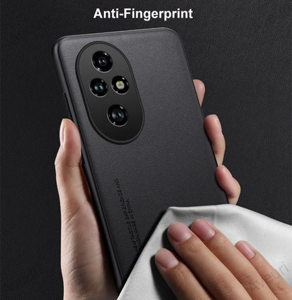Luxury PU Leather Case For Honor 200 Pro Back Cover Matte Silicone Full Protection Phone Case For Honor 200 Lite 5G Honor200 Pro