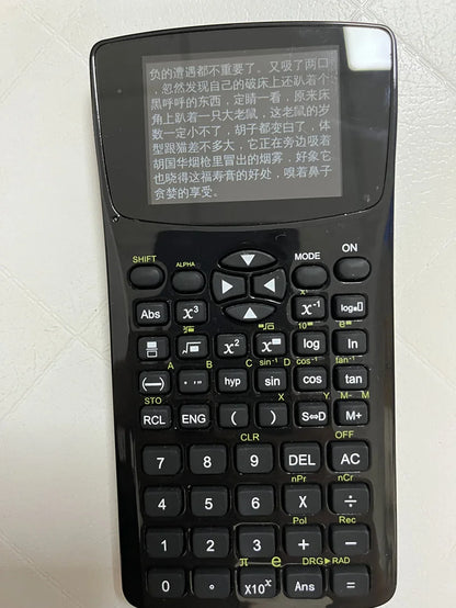 Advanced Calculator with cheating options Fashion student magic mp4 player calculator with emergency button quick response text video Screen Privacy Film ( PF)