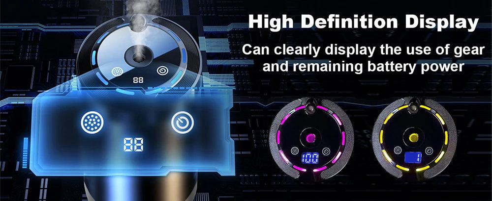 Smart Car Air Aromatherapy Diffuser Fragrance Car Air Fresheners Adjustable Humidifier Essential Oil Diffuser LED Ambient Light
