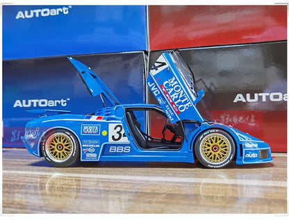 AUTOART Bugatti EB110 24HR Le Mans Racing 1994 #34 1:18 Car model Collection Display gift Static Ornament Collection
