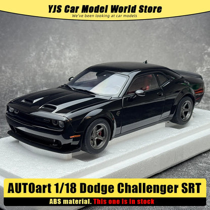 AUTOart 1/18 Dodge Challenger SRT 2023 Hellcat Widebody 2018 Car model Static model sports car birthday gift