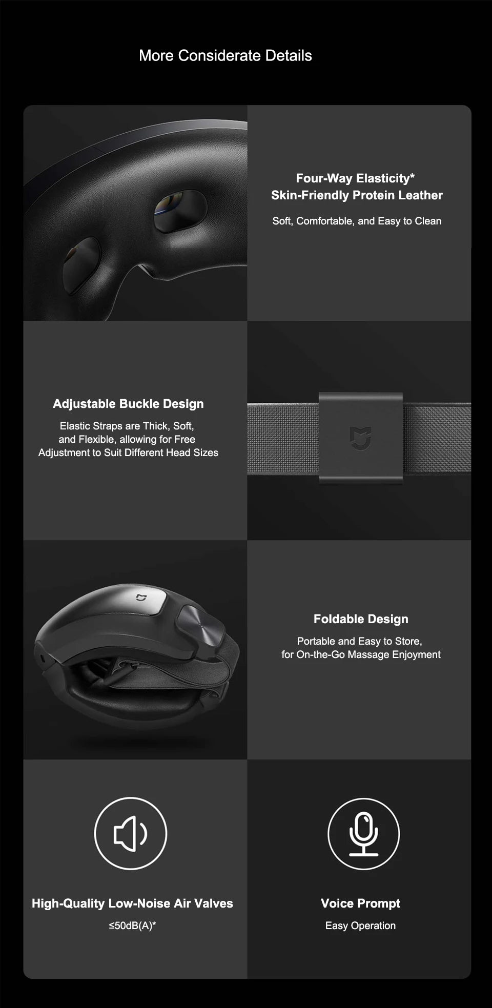 Original NEW MIJIA Smart Eye Massager  Zone Massage Visual Folding Massage Glasses Custom Eye Health For Mi Home APP