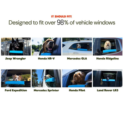 【M】Foam Dog Car Window Cushion, Soft Chin Rest For Comfortable Car Rides, 25cm/9.84in Long,Blue,