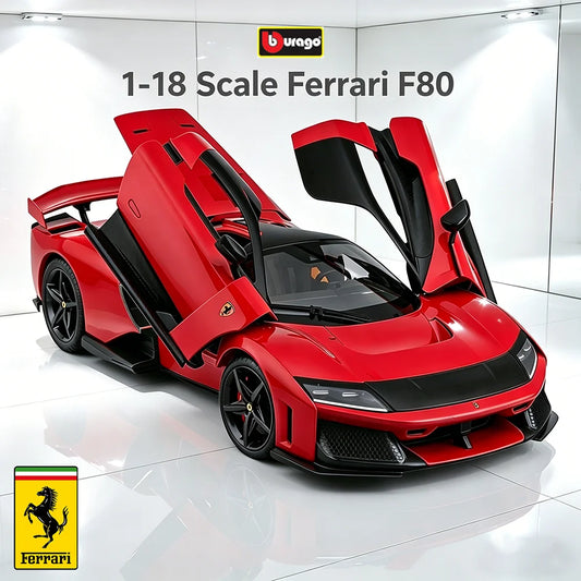 Bburago 1/18 Ferrari F80 2025 Car Model