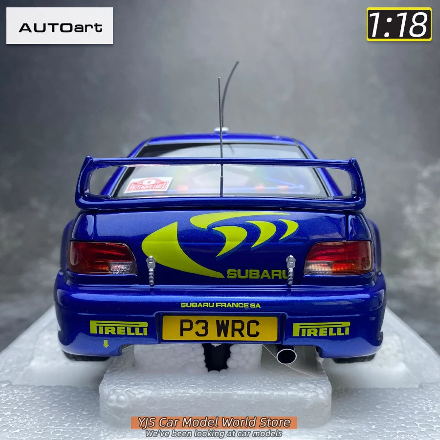 AUTOART Die-cast car model 1/18 Subaru Impreza WRC Rally of Monte Carlo  Static display car models