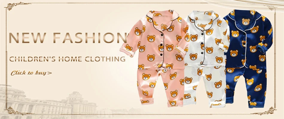 New autumn flange pajamas girl style Liu Su home service boy long sleeve top+trousers set 0-5 year old children pajamas set