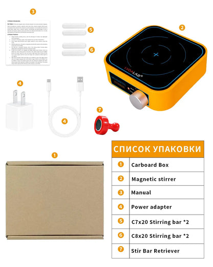 Mini Magnetic Stirrer, 3000ml  Stirrers for Low Viscosity Liquid, No Heating Basic/Rechargeable 3000RPM