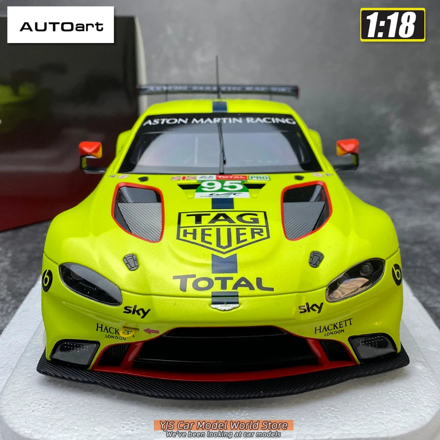 AUTOart 1/18 SCALE Aston Martin Vantage GTE Le Mans Pro 2018 Car model Static collection Furniture for display