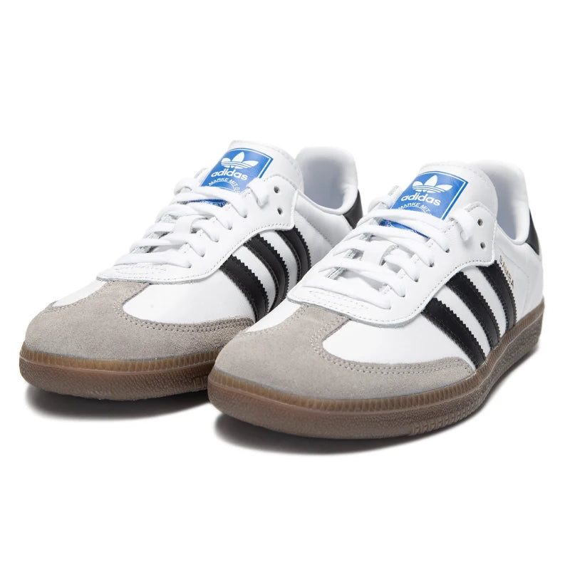 Adidas Men's and Women's Shoes Trefoil Samba Og Low-Top Sneakers Comfortable Sports Casual Shoes B75806