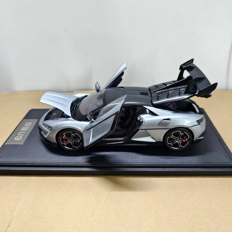 BYD YANGWANG U9 1:18 Official Alloy Car Model High-End Sport Coupe Collectible Vehicle Model For Enthusiasts