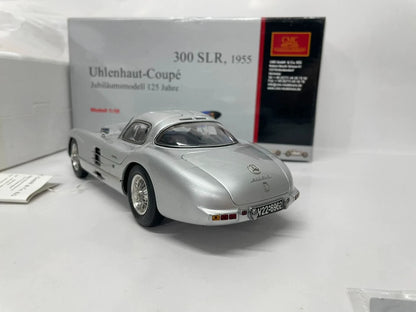 CMC 1:18 300 SLR Uhlenhaut Coupe 1955 Vintage Car Simulation Limited Edition All Open Alloy Metal Static Car Model Toy Gift