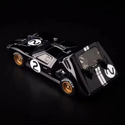 New Hot Wheels RLC Cars Model Ford GT40 MKII 1966 Le Mans Champion Car No. 2 Alloy Car model Kid Collection Toys boys fan Gifts