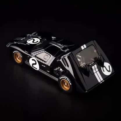 New Hot Wheels RLC Cars Model Ford GT40 MKII 1966 Le Mans Champion Car No. 2 Alloy Car model Kid Collection Toys boys fan Gifts