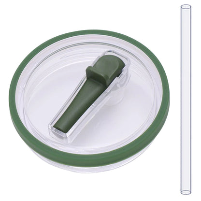 40Oz Tumbler Flip Straw Lid Replacement Spill Proof Resistant Tumbler Lid Reusable Spray Proof Tumbler Cover for stanley Cug