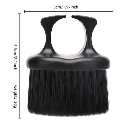 Hairdresser Finger Brush Barber Cutting Clean Hairbrush Neck Duster Brushes Professional Barbershop Styling Tools ﻿