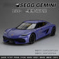 Koenigsegg Gemera 1:24 Car Alloy Diecast Model Collect Hobby Model Ornaments Gift For Friend Pull Back Toy New Style Sports Car