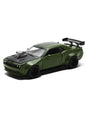 CCA 1:36 Dodge Challenger Alloy DIY Race Car - Detachable & Customizable Parts, Buildable Model Kit for Collectors