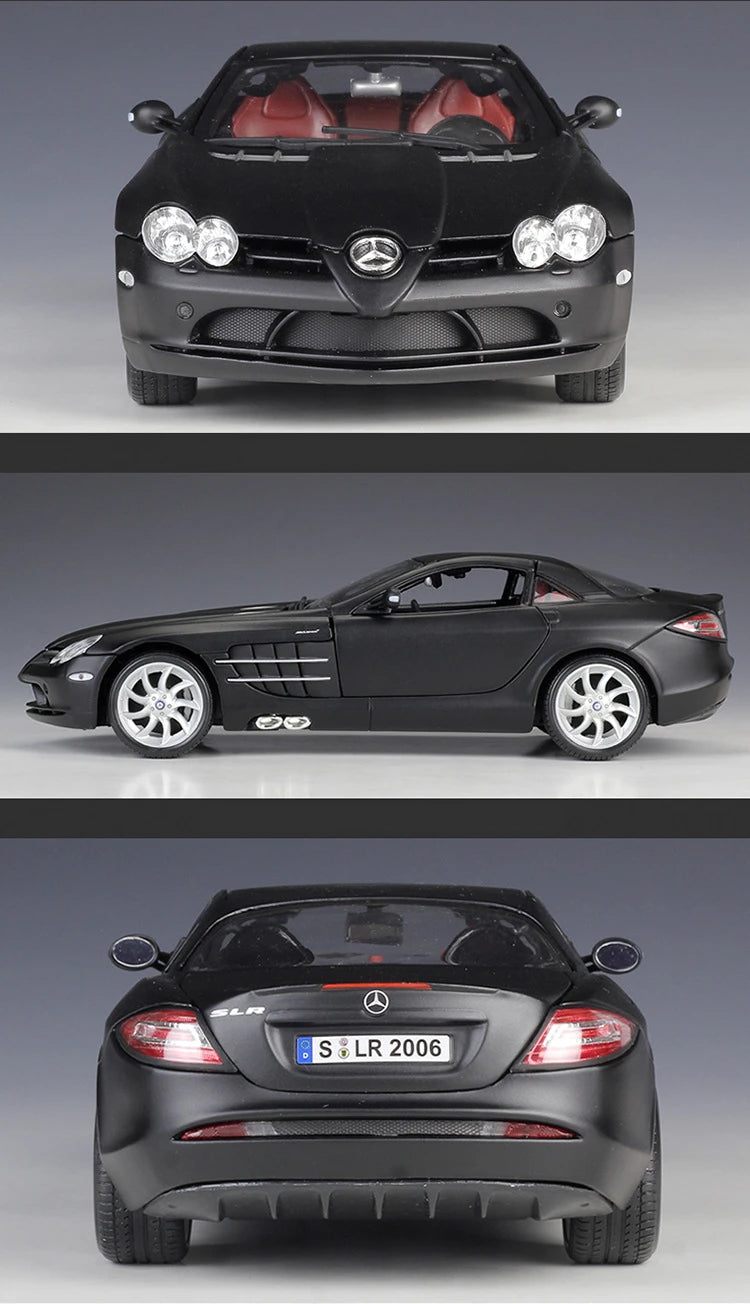 Mercedes-Benz SLR McLaren 1:18 Alloy Car Model Diecasts Metal Toy Sports Car Model Simulation Collection Gifts