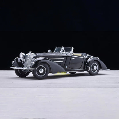 1/18 Scale 1939 Horch Convertible Sports Car Simulation Alloy Car Model Static Display Collectible Toy Gift Souvenir Decoration
