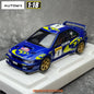 AUTOART Die-cast car model 1/18 Subaru Impreza WRC Rally of Monte Carlo  Static display car models