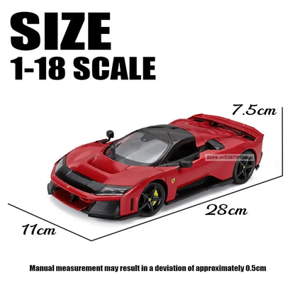 Bburago 1:18 2004 Ferrari F80 Alloy Car Model Vehicle Toy Collection Gift Multiple Exquisite interior die-casting toys