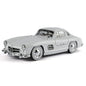 Mercedes Benz 300SL Classic 1:18 Car Alloy Diecast Car Model Home Interior Decoration Ornaments Sound & Light Collect Hobby Gift