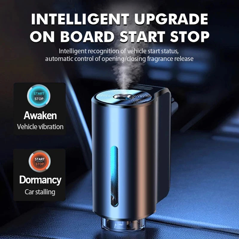 Car Air Vent Aromatherapy Humidifier Portable Electric Mist Diffuser Auto Odor Removal Freshener