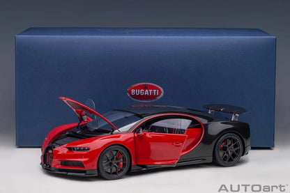 AUTOART New model 1/18 scale BUGATTI CHIRON SPORT 2019 Sports car model Static display Collection gift