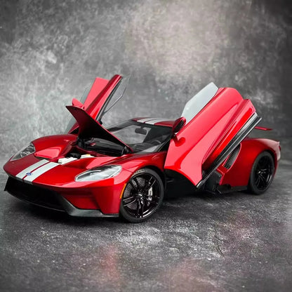 AUTOART 1:18 scale Ford GT ABS material Full Open car model Static Display Holiday gift collection Sports car model