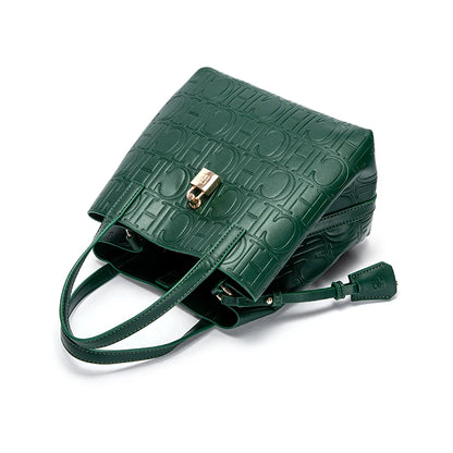 CH Classic Simple Solid Color Women's New Large Capacity Handbag Letter Element Women's Handbag