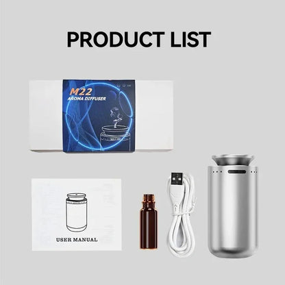 Portable Car Aroma Diffuser Machine for Car Air Freshener Electric Smell for Home Room Wireless Essential Oils Diffuser