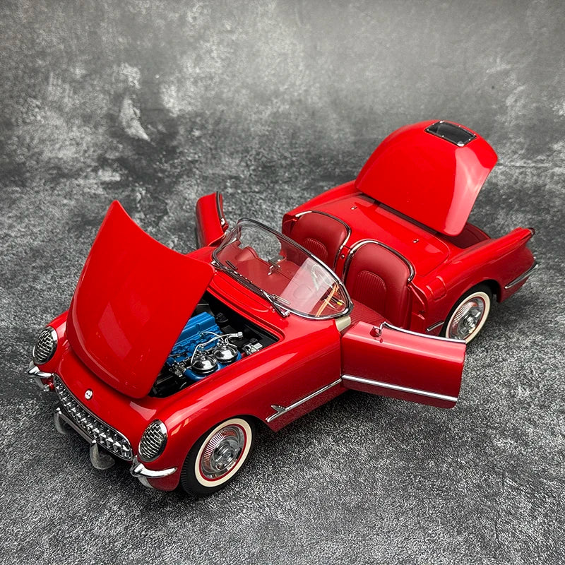 AUTOart diecast model 1/18 Corvette (1954) – Elvis Edition car model static display holiday gift collection