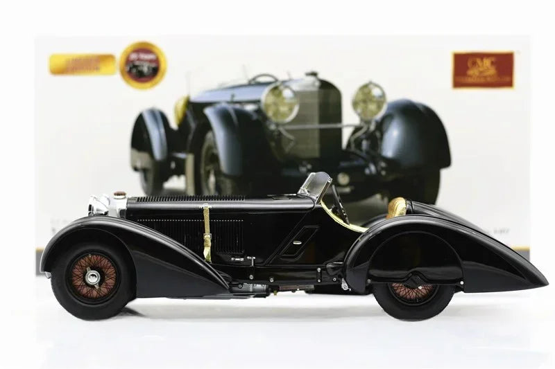 CMC 1:18 SSK The Black Prince 1934 25th Anniversary Simulation Limited Edition All Open Alloy Metal Static Car Model Toy Gift