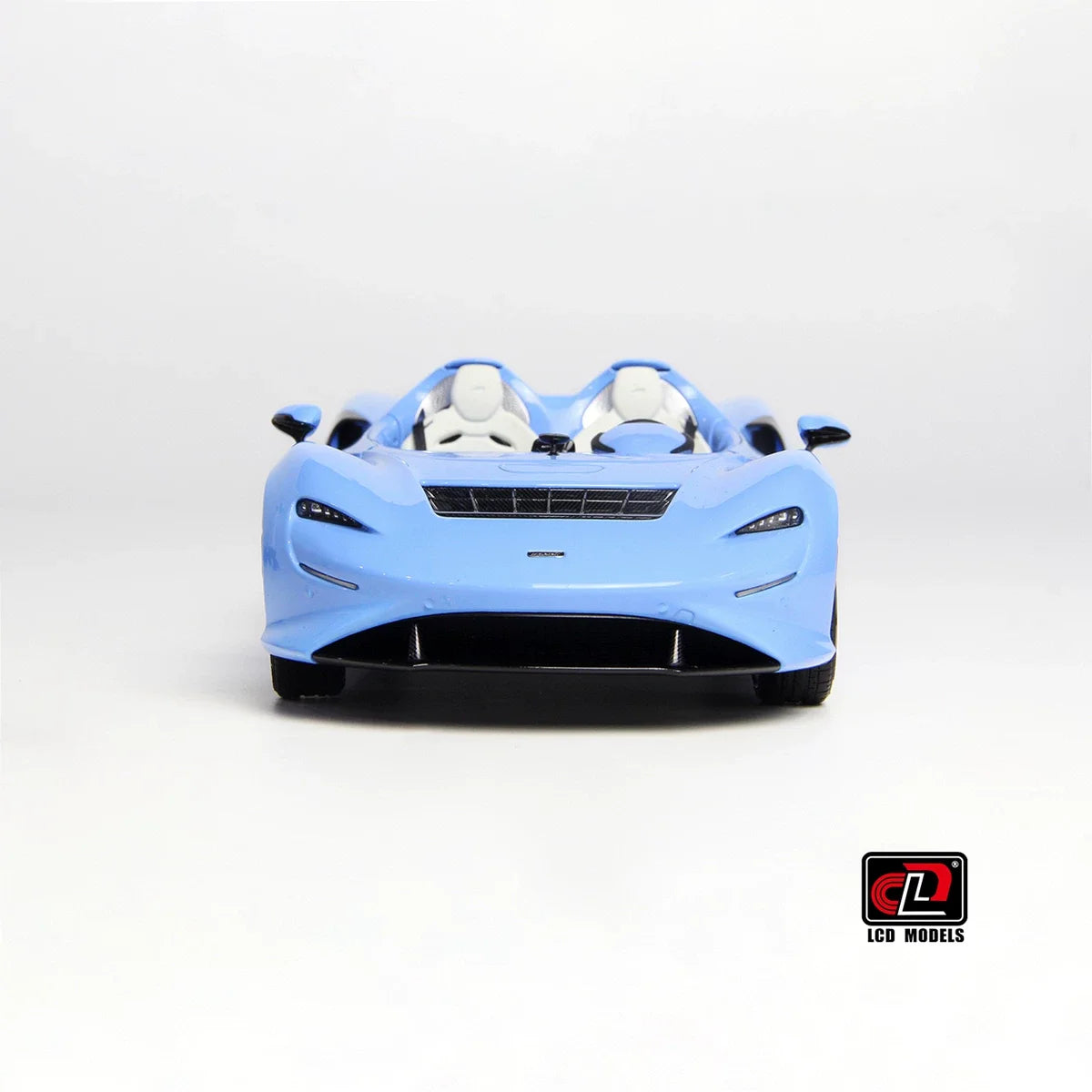 LCD Diecast car model 1:18 McLaren ELVA car model metal static display collection