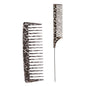 1/2/3pcs Leopard Print Comb Set Anti-Static Wide Teeth Afro Braid Fork Comb Rat Tail Curly Hair Styling Tools
