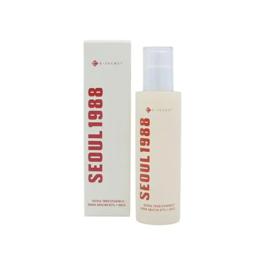 Korean Seoul 1988 Set Retinol Eye Cream Face Serum 2% Black Ginseng Niacinamide Rice VC Improve Closed Comedones Brighten Skin