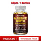 Massive Girth Supplement Capsules for Men, Testosterone Boost, Enhanced Size, Strength, Energy, Endurance, Immune Suppport