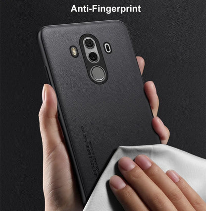 Luxury PU Leather Case For Huawei Mate 10 Pro 10Pro Back Cover Silicone Full Protection Phone Case For Huawei Mate 9 Mate9