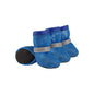 Breathable Dog 4pcs/set Mesh Shoes Non-slip Wear Resistant Pet Short Boots Reflective Hollow Out Dog Shoes Summer