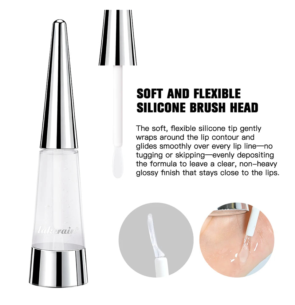 Lakerain Lip Plumper Deep Hydration Long-Lasting Nourishment High-Shine Gloss Shining Voluminous Finish Lip Moisturizing Liquid