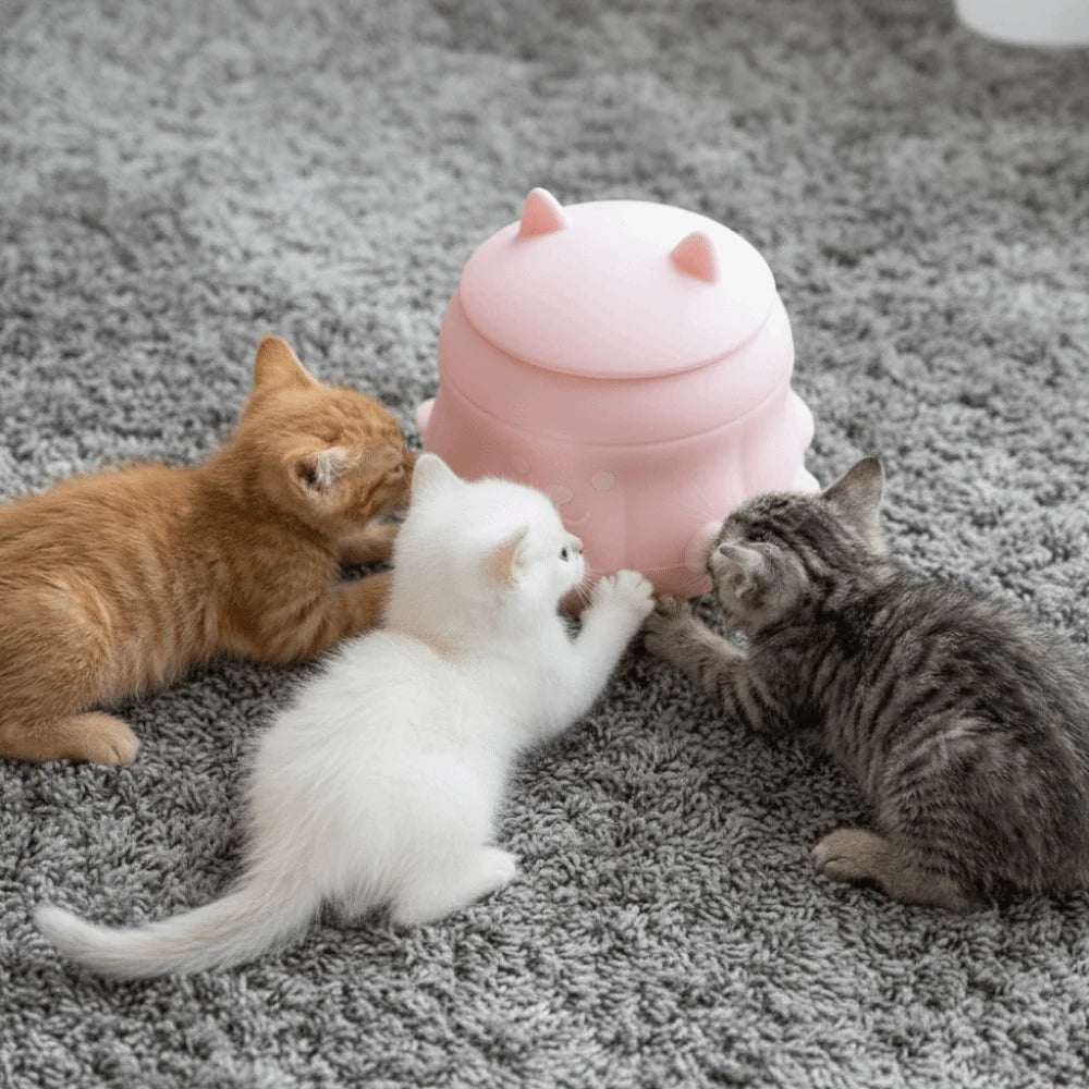 Silicone Pet Nursing Bottle Anti-Slip Bionic Nipple Pet Milk Feeder Multi-Nozzle Bite Resistant Dog Drinking Bottle
