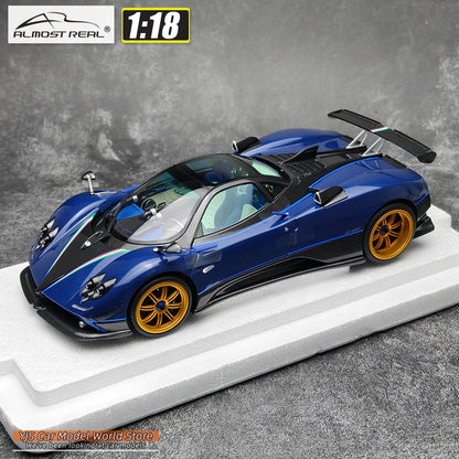 Almost Real diecast model 1:18 Pagani Zonda Tricolore - 2010  car model alloy collection gift to friends and family