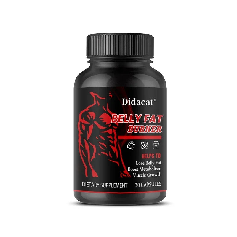 Belly Fat Burner Capsules - Fat Burning, Supports Energy Metabolism, Appetite Suppression, Weight Management Dietary Supplement
