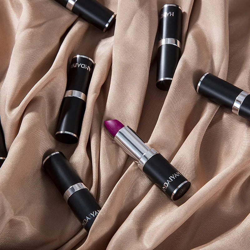 HANDAIYAN 12-color matte velvet lipstick long-lasting waterproof non-stick cup does not fall color lipstick lipstick