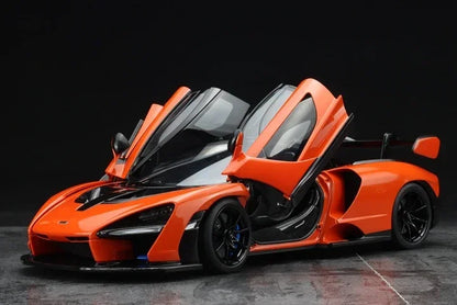 Autoart 1:18 Senna Simulation Limited Edition All Open Alloy Metal Static Car Model Toy Gift