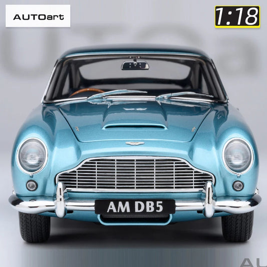 Autoart 1/18 ASTON MARTIN DB5  ABS 007/Goldfinger Bond , door full open sports car model static decoration collection