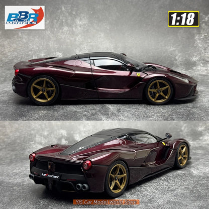 BBR  Die-casting model 1/18 LaFerr  Car model Static Ornament Holiday Gift Collection
