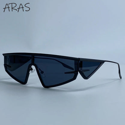 Y2K Punk Shield Irregular Sunglasses Women Luxury Brand Steampunk Cycling UV400 Goggle Eyewear Trendy WindProof Sun Glasses 2026